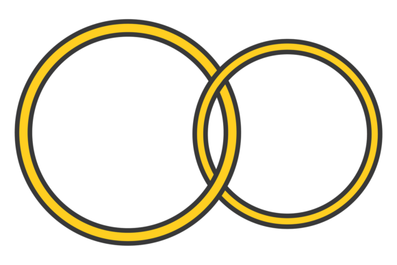 Download Golden Rings Together. Marriage Symbol. - Golden Collection